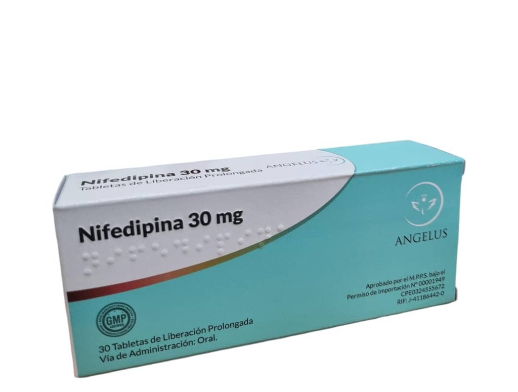 NIFEDIPINA 30MG X 30TABL ANGELUS