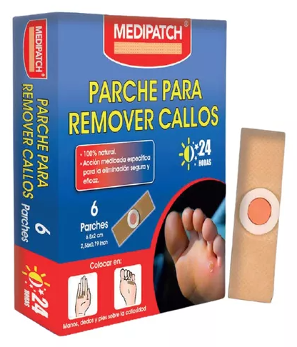 PARCHE REMOVEDOR CALLOS X 6PARCHES MEDIPATCH