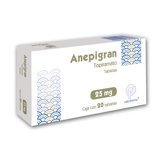ANEPIGRAN 25MG X 20TABL TOPIRAMATO PSICOFARMA