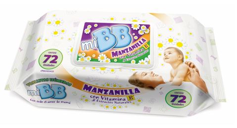 TOALLAS HUMEDAS MI BB 72UND MANZANILLA