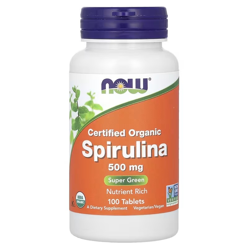 SPIRULINA 500MG X 100TABL NOW