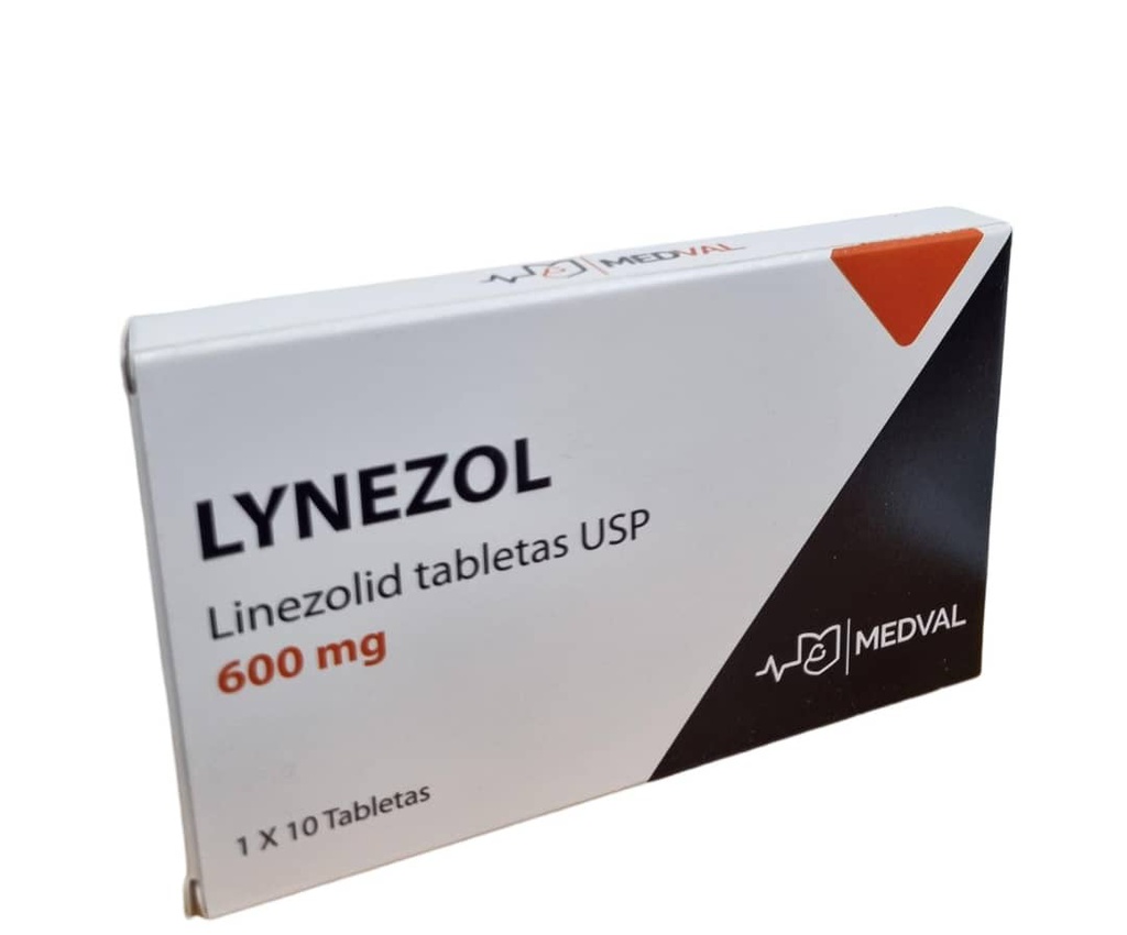 LYNEZOL 600MG X 10TABL LINEZOLID MEDVAL