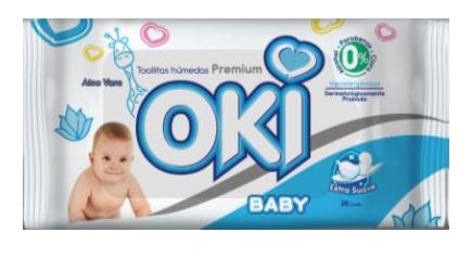 TOALLAS HUMEDAS OKI 20UND ALOE
