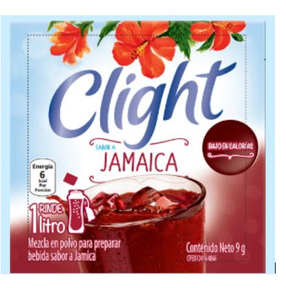 BEBIDA CLIGHT 9GR JAMAICA EN POLVO