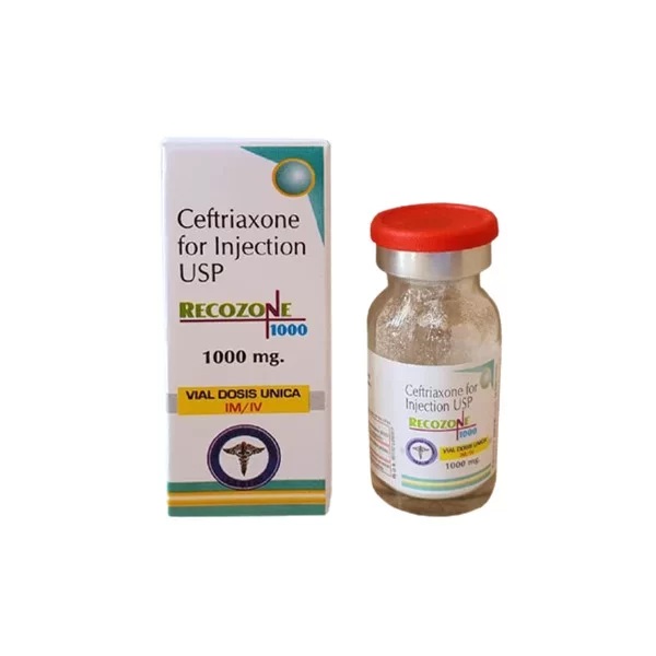 RECOZONE 1G X 1AMP SOL INY IM IV CEFTRIAXONA ASIA