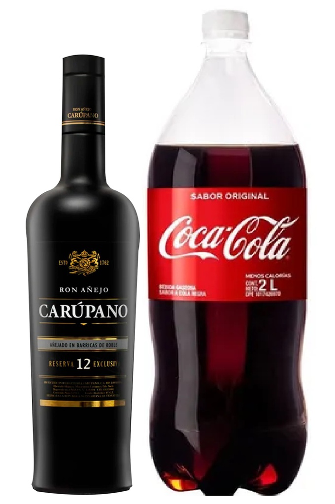 COMBO CARUPANO 12A + COCA COLA 2LT ORIG