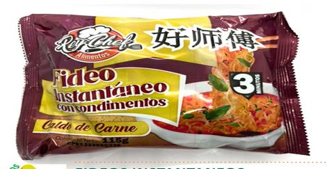 FIDEOS INST REY CHEF 115GR CARNE