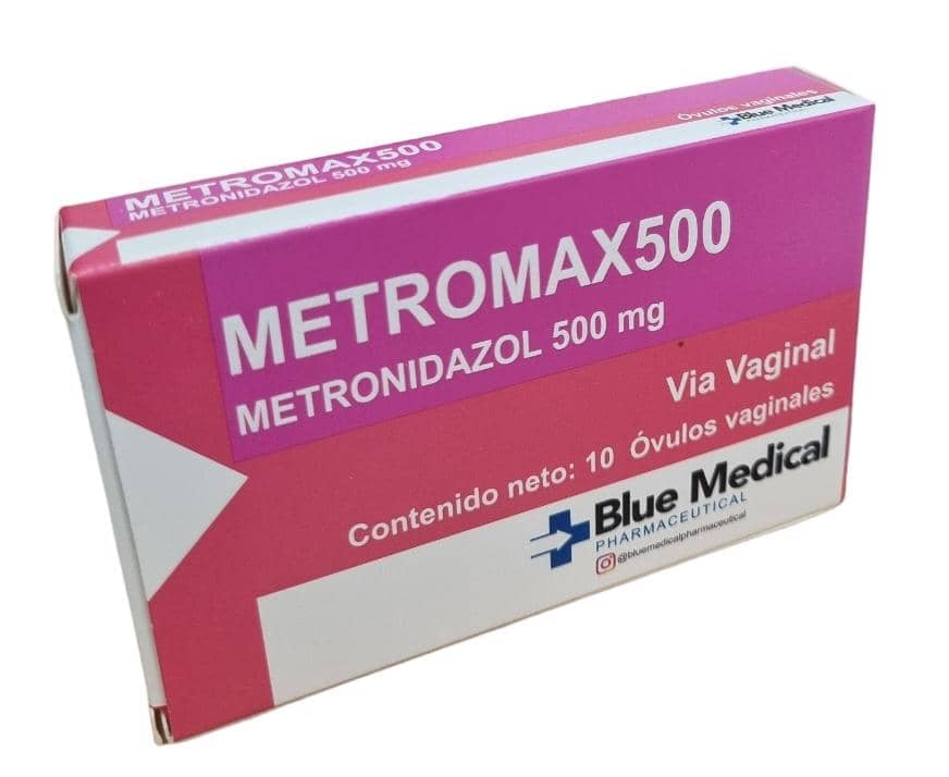 METROMAX 500MG X 10 OVU VAG METRONIDAZOL  BLUE MEDICAL