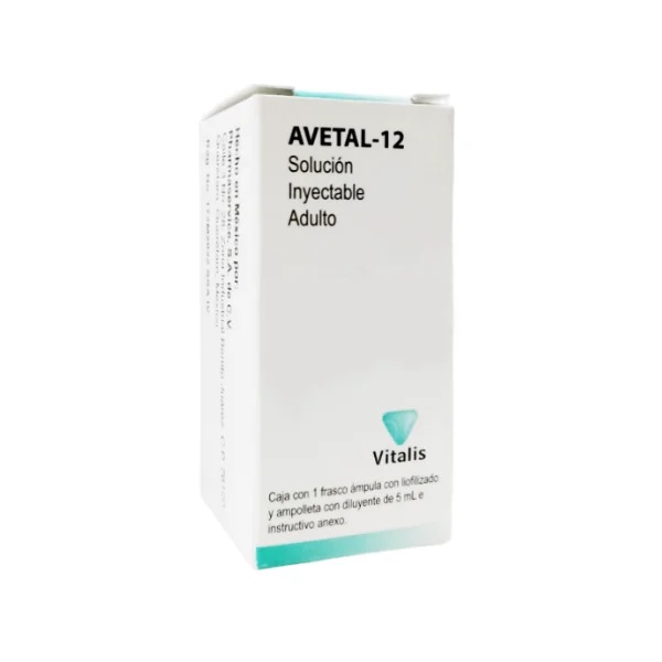 AVETAL12 5ML X 1AMP SOL INY VITALIS