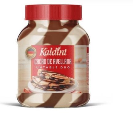 CREMA KALDINI 350GR DUO CACAO Y AVELLANA UNTAR