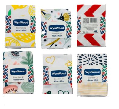PAÑOS WYNWOOD 60X40CM DE POLIESTER ESSENTIALS