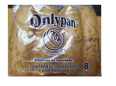 PAN ONLYPAN 500GR PERRO CALIENTE