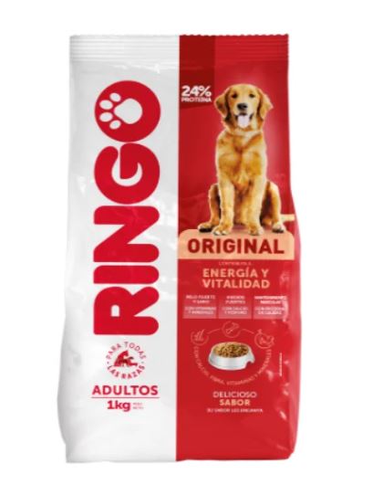 ALIMENTO P/PERRO RINGO 1KG ADULTO