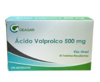 ACIDO VALPROICO 500MG 30TAB GEAGAR
