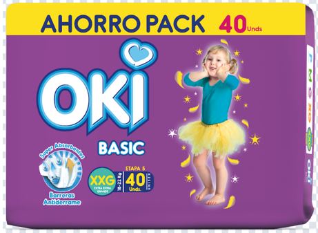 PAÑALES OKI XXG 40UND BASIC