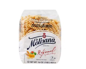 PASTA LA MOLISANA 450GR FUSILLI CORTI BUCATINI N108 