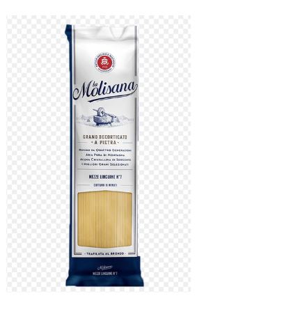 PASTA LA MOLISANA 500GR MEZZE LINGUINE N7 DE SEMOLA 