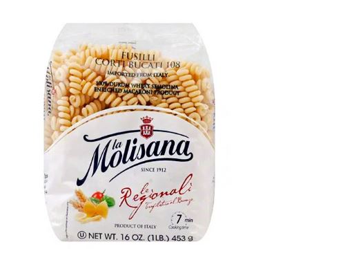 PASTA LA MOLISANA 500GR FUSILLI CORTI BUCATINI N108