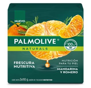 JABON PALMOLIVE 110GR 3UND MANDARINA Y ROMERO