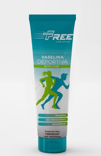 VASELINA CORPORAL FREE 120ML DEPORTIVA
