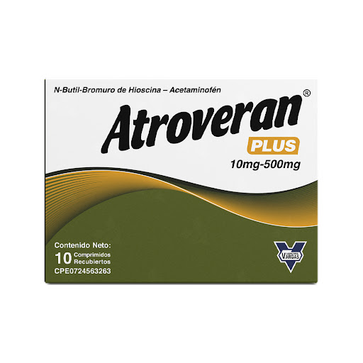 ATROVERAN PLUS 10MG 500MG X 10COMP VARGAS
