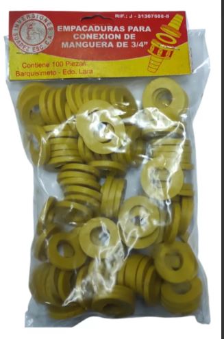 EMPACADURA P/MANGUERA14PZAS PLANA 
