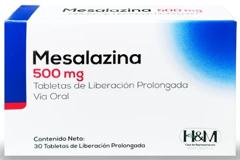 MESALAZINA 500MG X 30TABL H&amp;M