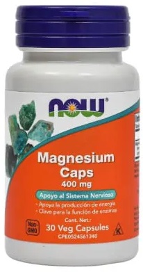 MAGNESIUM 400MG X 30CAPS NOW