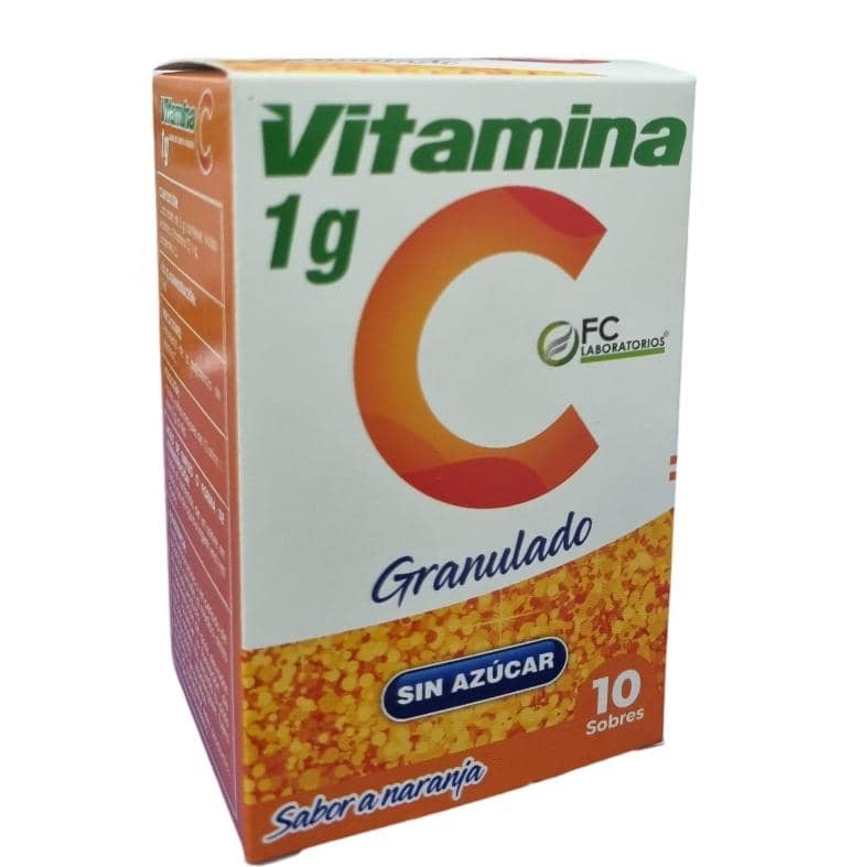 VITAMINA C 1G X 10SOBRES GRAN FC PHARMA