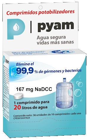 POTABILIZADORES DE AGUA PYAM 20LT 10COMP BLISTER