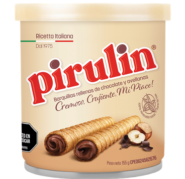 BARQUILLA PIRULIN 155GR CHOCOLATE LATA