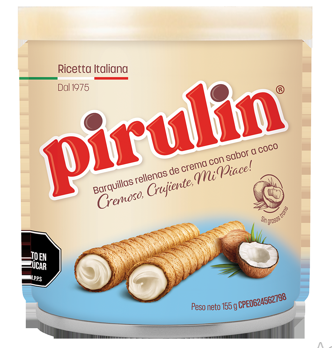 BARQUILLA PIRULIN 155GR COCO LATA