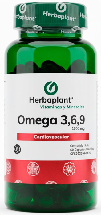 OMEGA 369 1000MG X 60CAPS HERBAPLANT