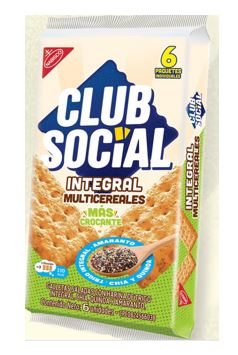 GALLETA CLUB SOCIAL 156GR INTEG MULTICEREALES