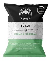 PAPAS MONTE ROJO 100GR CREMA Y CEBOLLA