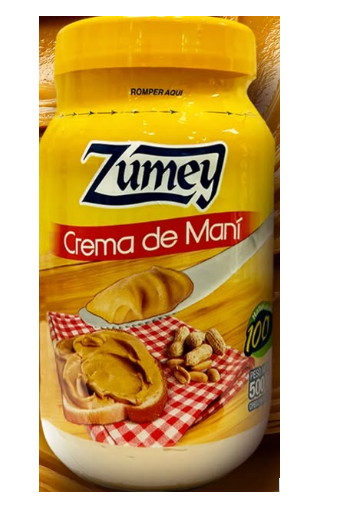 CREMA DE MANI ZUMEY 500GR