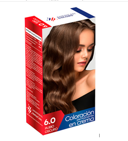 TINTE AMERICAN COLORS  KIT 6.0 RUBIO OSCURO