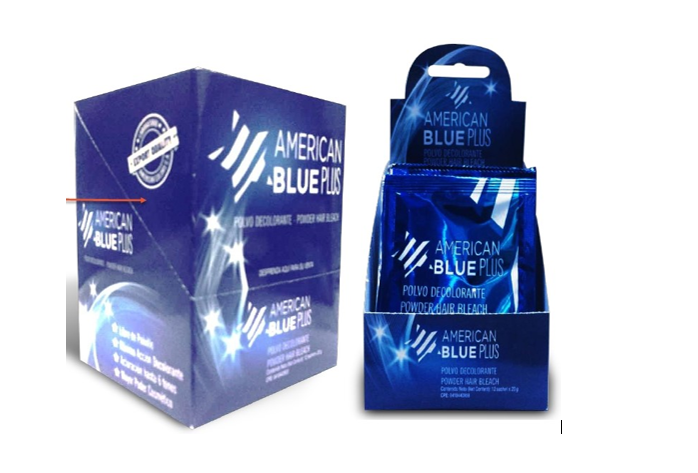 POLVO DECOLORANTE AMERICAN BLUE 20GR SACHET