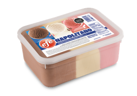 HELADO EFE 830ML NAPOLITANO