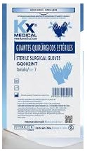 GUANTES QUIRURGICOS T8.5 X 1PAQ KX MEDICAL