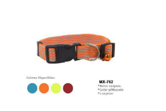 COLLAR P/MASCOTA 2.0X50CM MX-762