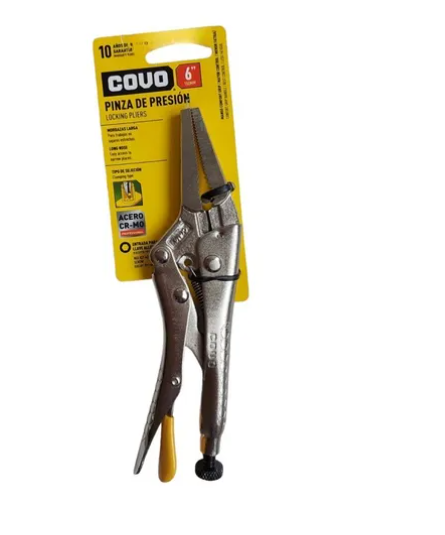 ALICATE DE PRESION COVO 6PULG PUNTA LARGA