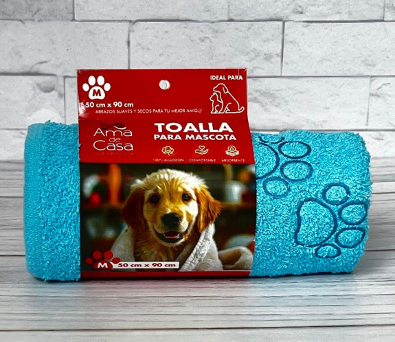 TOALLA AMA DE CASA P/ MASCOTAS BRISA 50x90 CM