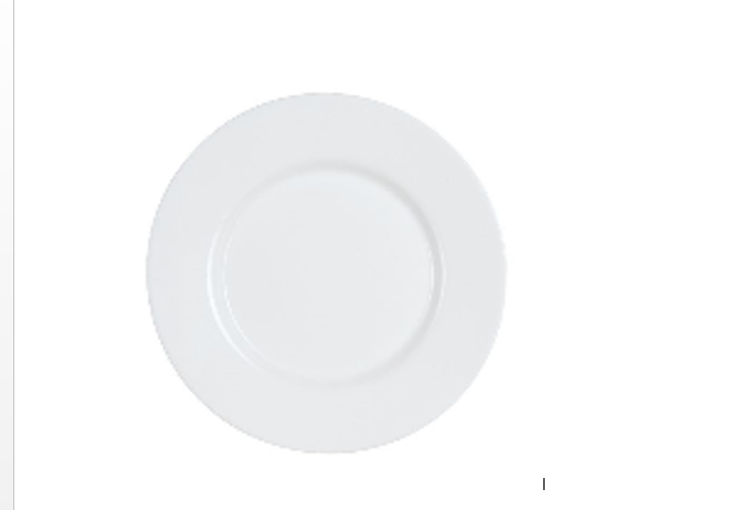 PLATO P/POSTRE LUMINARC 19CM BLANCO