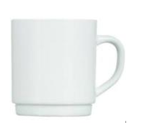 TAZA MUG LUMINARC BLANCO ARCOPAL