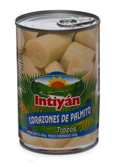 CORAZONES DE PALMITOS INTIYAN 400GR TROZOS