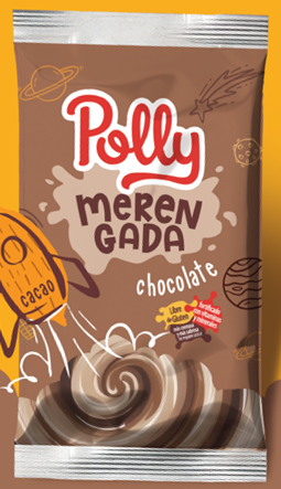 MERENGADA POLLY 450GR CHOCOLATE
