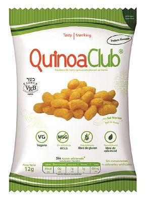 SNACK QUINOA CLUB 6X12GR MAIZ