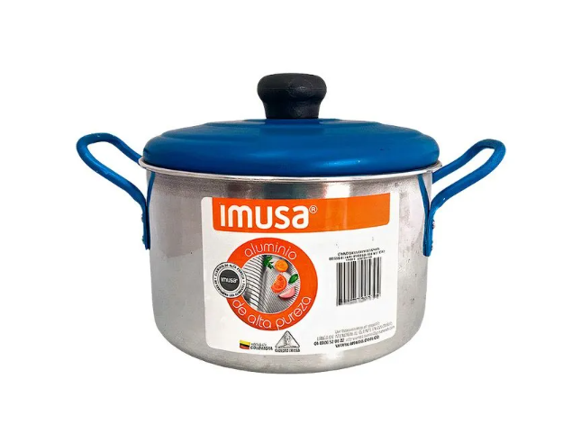 OLLA ALTA 16 CM IMUSA C/TAPA