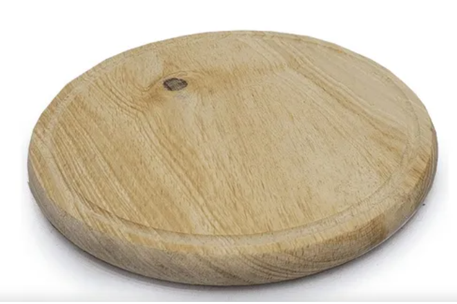 TABLA DE MADERA CARTAN 30CM REDONDA